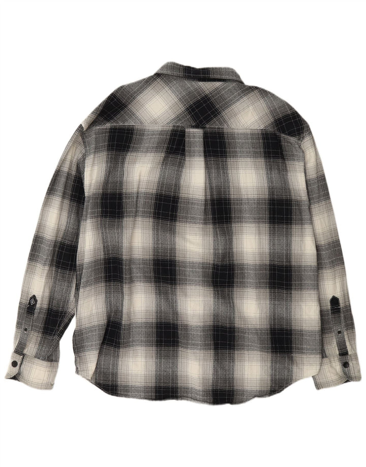 Gant Mens Relaxed Fit Flannel Shirt Size 43/44 17 XL Multicoloured Check