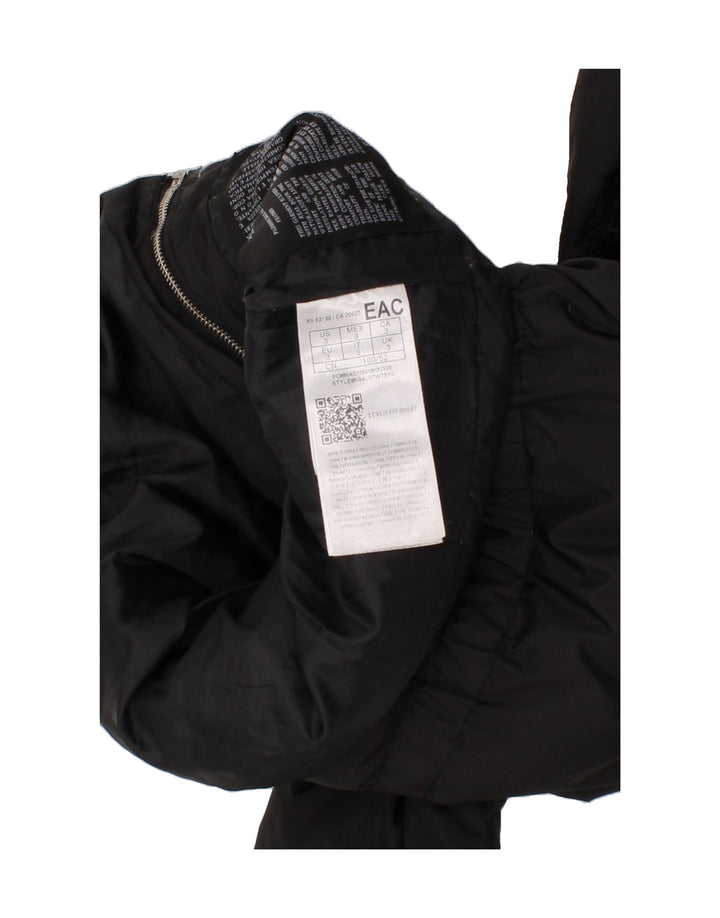 GUESS Girls Hooded Padded Coat 2-3 Years Black Polyester Vintage Guess and Second-Hand Guess from Messina Hembry 