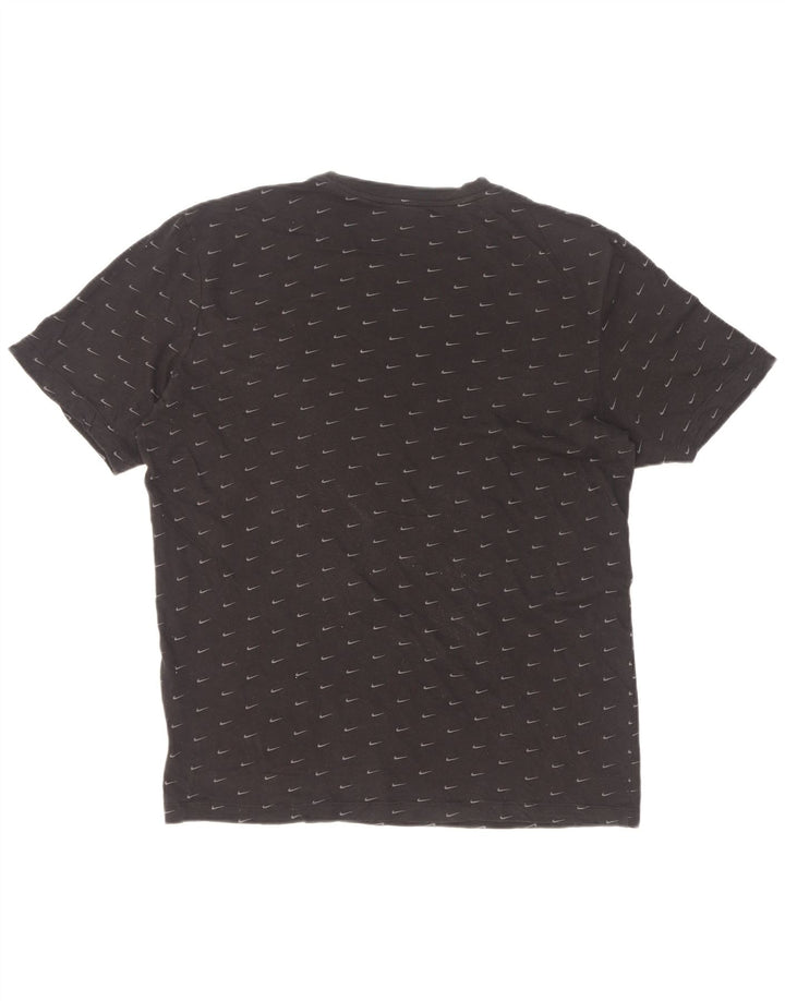 Nike Mens Graphic T-Shirt Top Medium Black Cotton