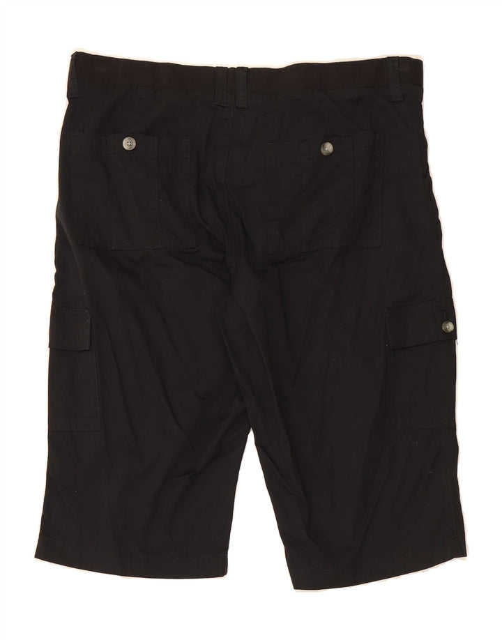 LEE Womens Bermuda Cargo Shorts US 16 2XL W38  Black Cotton Vintage Lee and Second-Hand Lee from Messina Hembry 