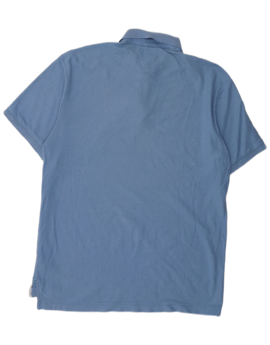 TOMMY HILFIGER Mens Polo Shirt XL Blue Cotton