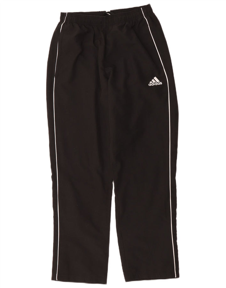 Adidas Mens Tracksuit Trousers Medium Black Polyester