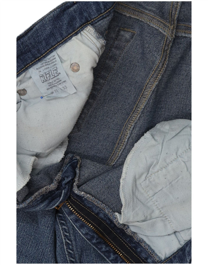 Rifle Womens Bootcut Jeans W31 L33 Navy Blue Cotton