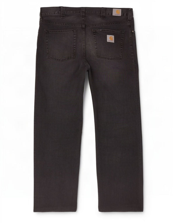 Carhartt Mens Straight Jeans W32 L30 Black Cotton