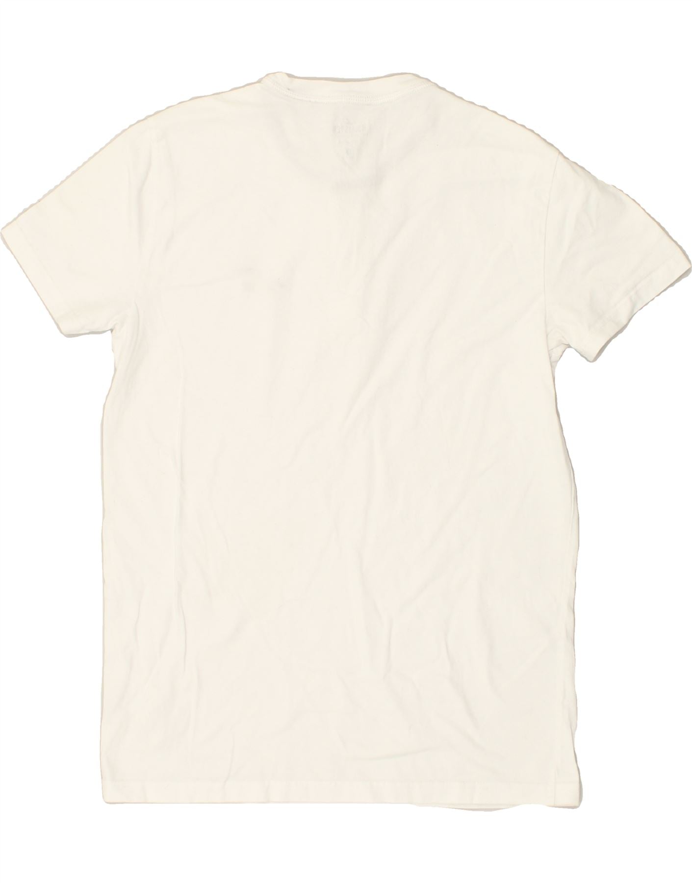 HOLLISTER Mens Henley T-Shirt Top Small White Cotton, Vintage &  Second-Hand Clothing Online