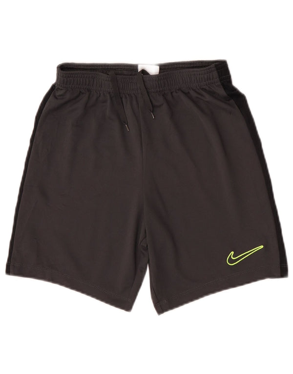Nike Boys Sport Shorts 10-11 Years Medium Black Colourblock Polyester