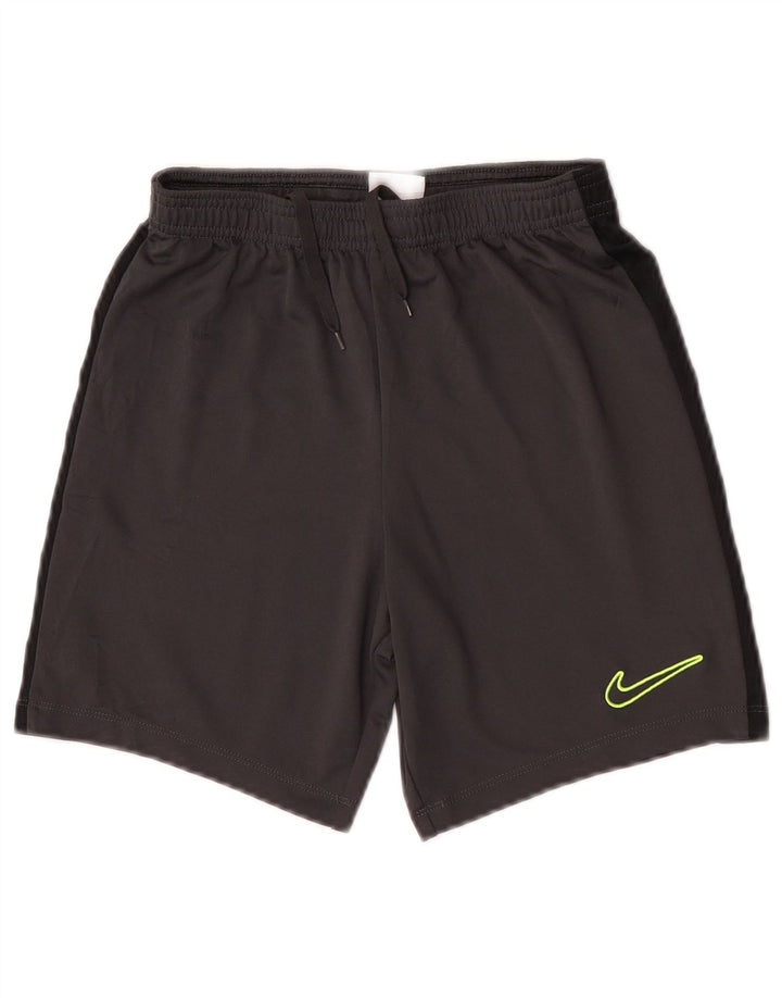 Nike Boys Sport Shorts 10-11 Years Medium Black Colourblock Polyester