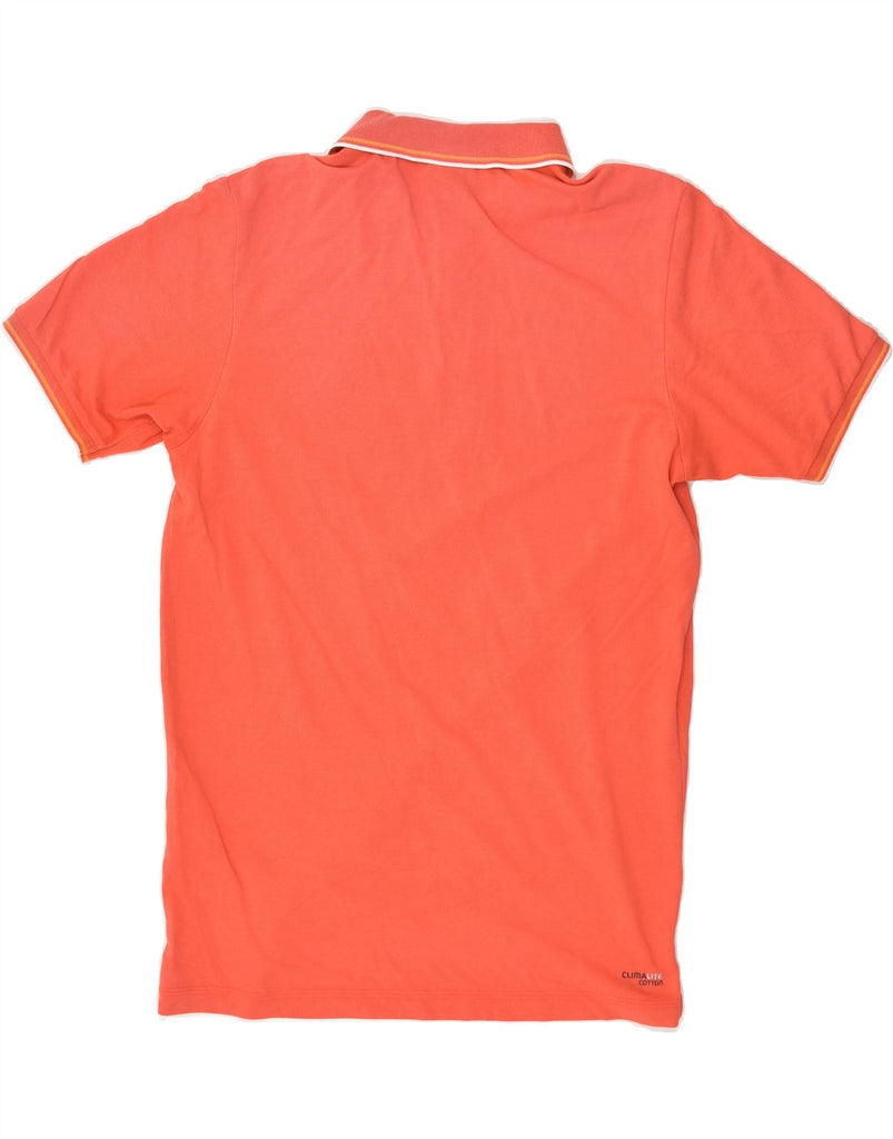 ADIDAS Mens Polo Shirt Medium Orange Cotton | Vintage Adidas | Thrift | Second-Hand Adidas | Used Clothing | Messina Hembry 