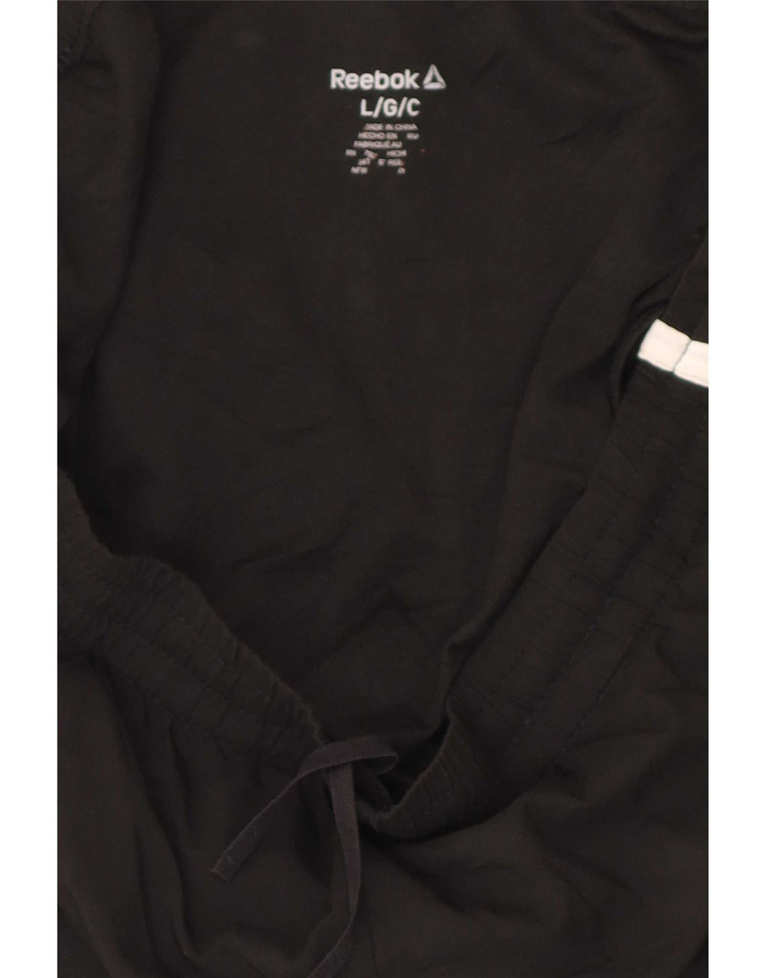 Reebok Womens Regular Sport Shorts Large Black Colourblock