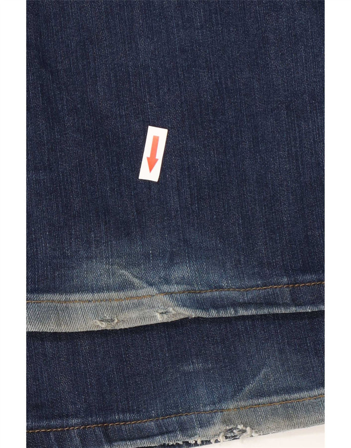 Wrangler Womens Curve Flared Jeans W30 L32 Blue Cotton