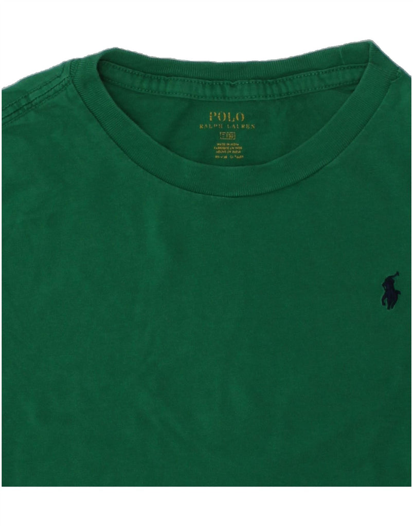 POLO RALPH LAUREN Boys T-Shirt Top 6-7 Years Green Cotton | Vintage Polo Ralph Lauren | Thrift | Second-Hand Polo Ralph Lauren | Used Clothing | Messina Hembry 