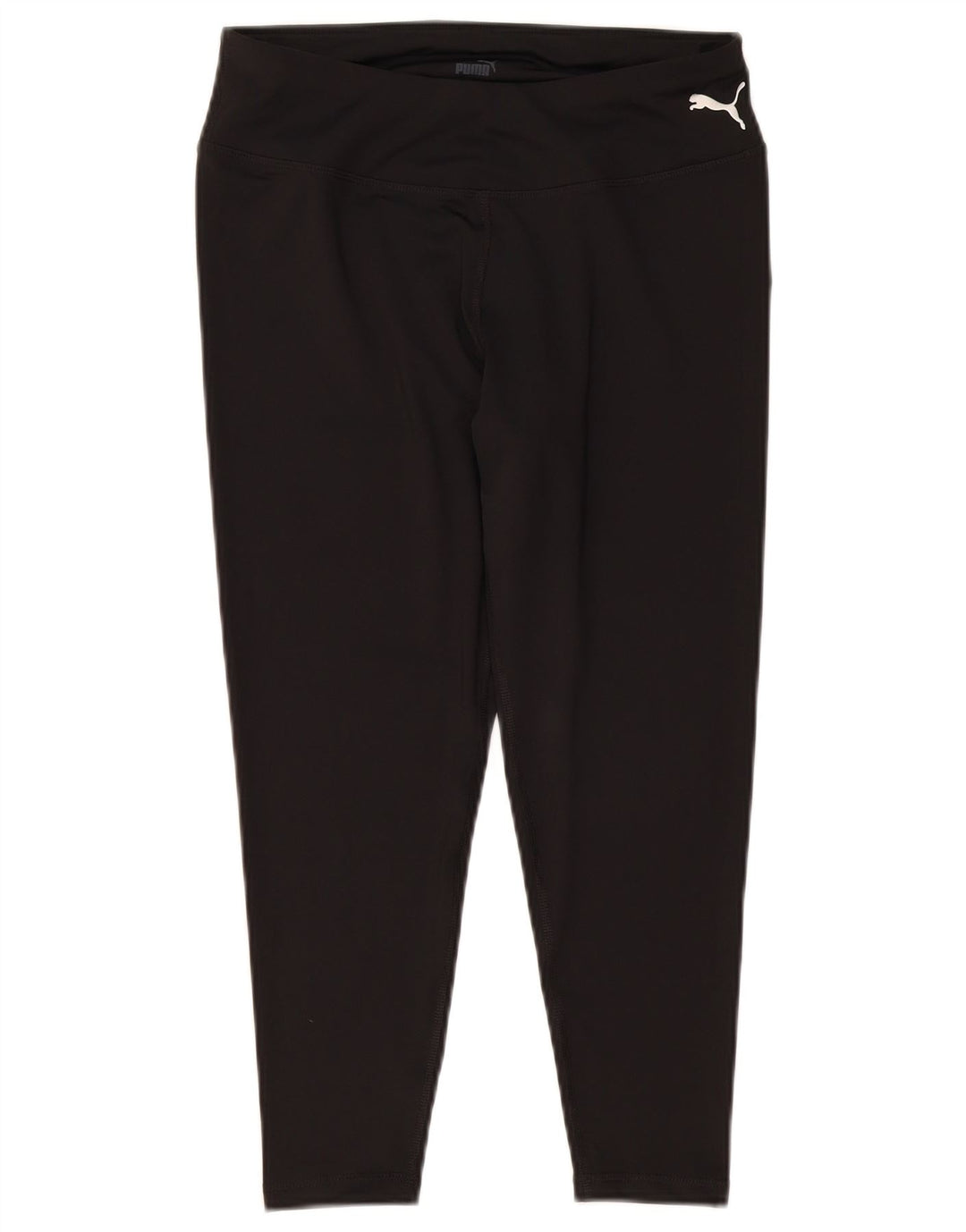 Puma Womens Capri Leggings UK 14 Medium Black Polyester