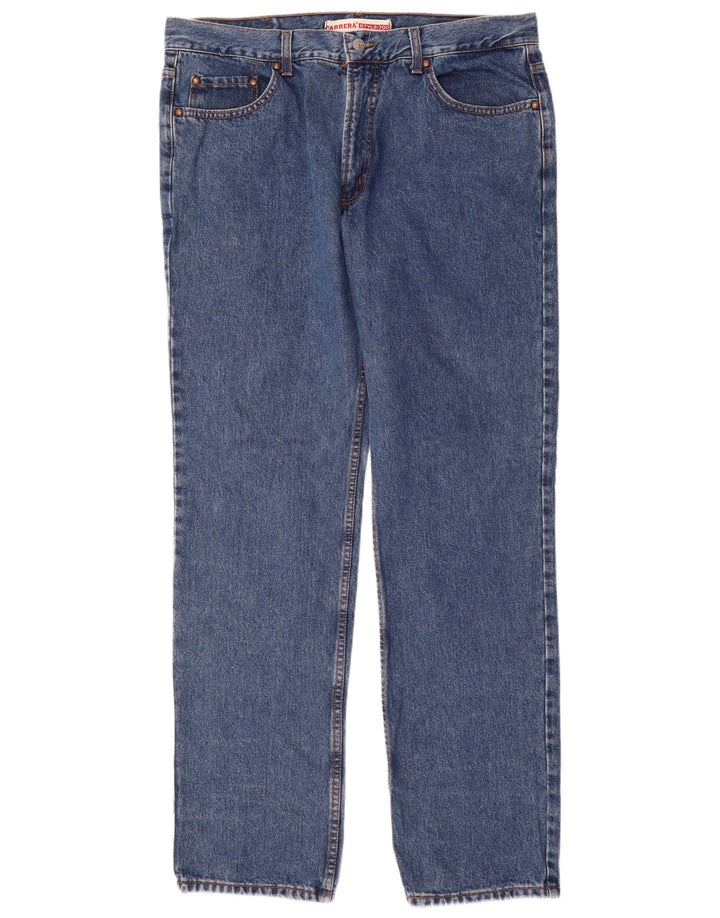 CARRERA Mens 700 Straight Jeans IT 56 3XL W40 L34 Blue Cotton