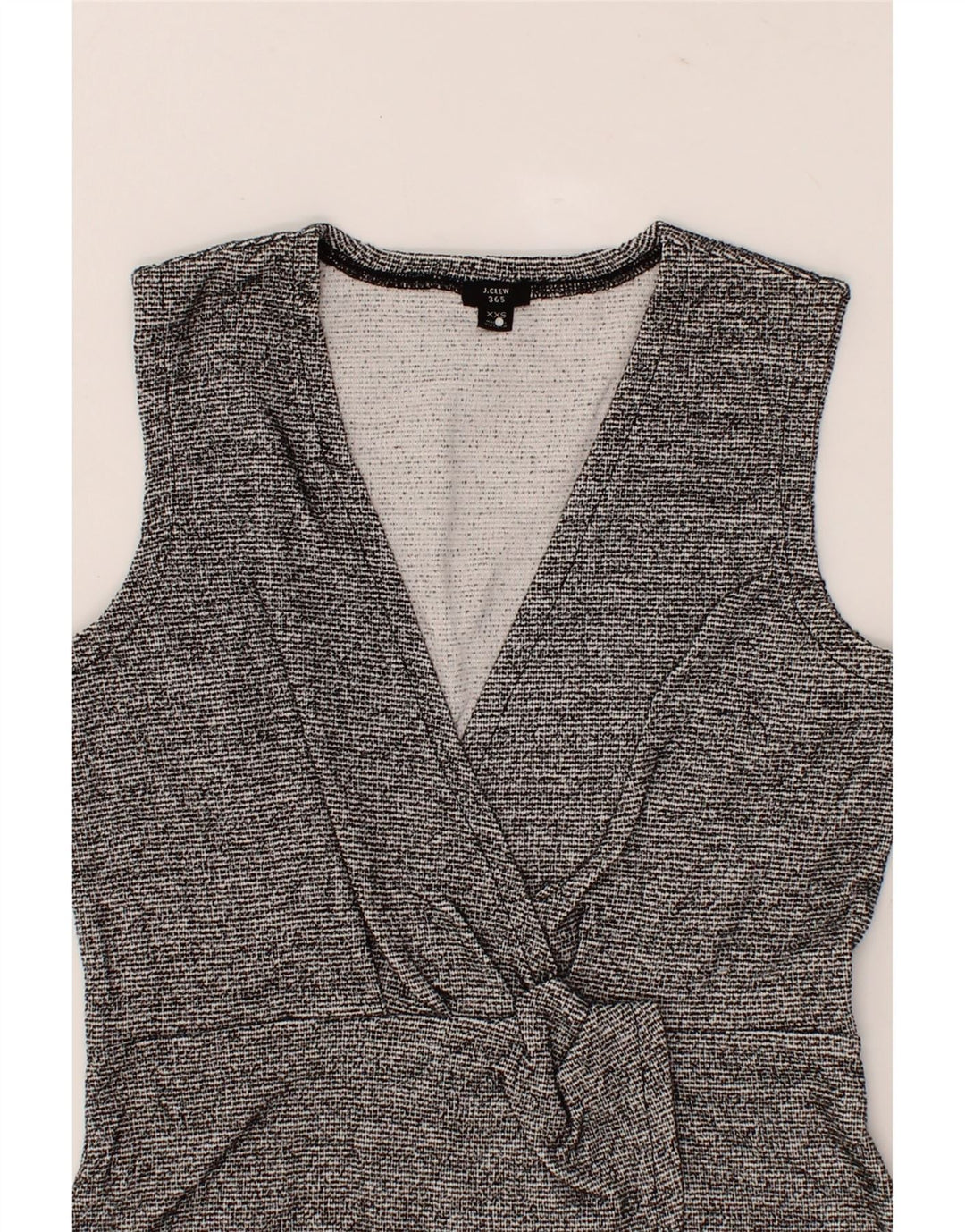 J. CREW Womens 365 Sleeveless Blouse Top UK 2 2XS Grey Polyester Vintage J. Crew and Second-Hand J. Crew from Messina Hembry 