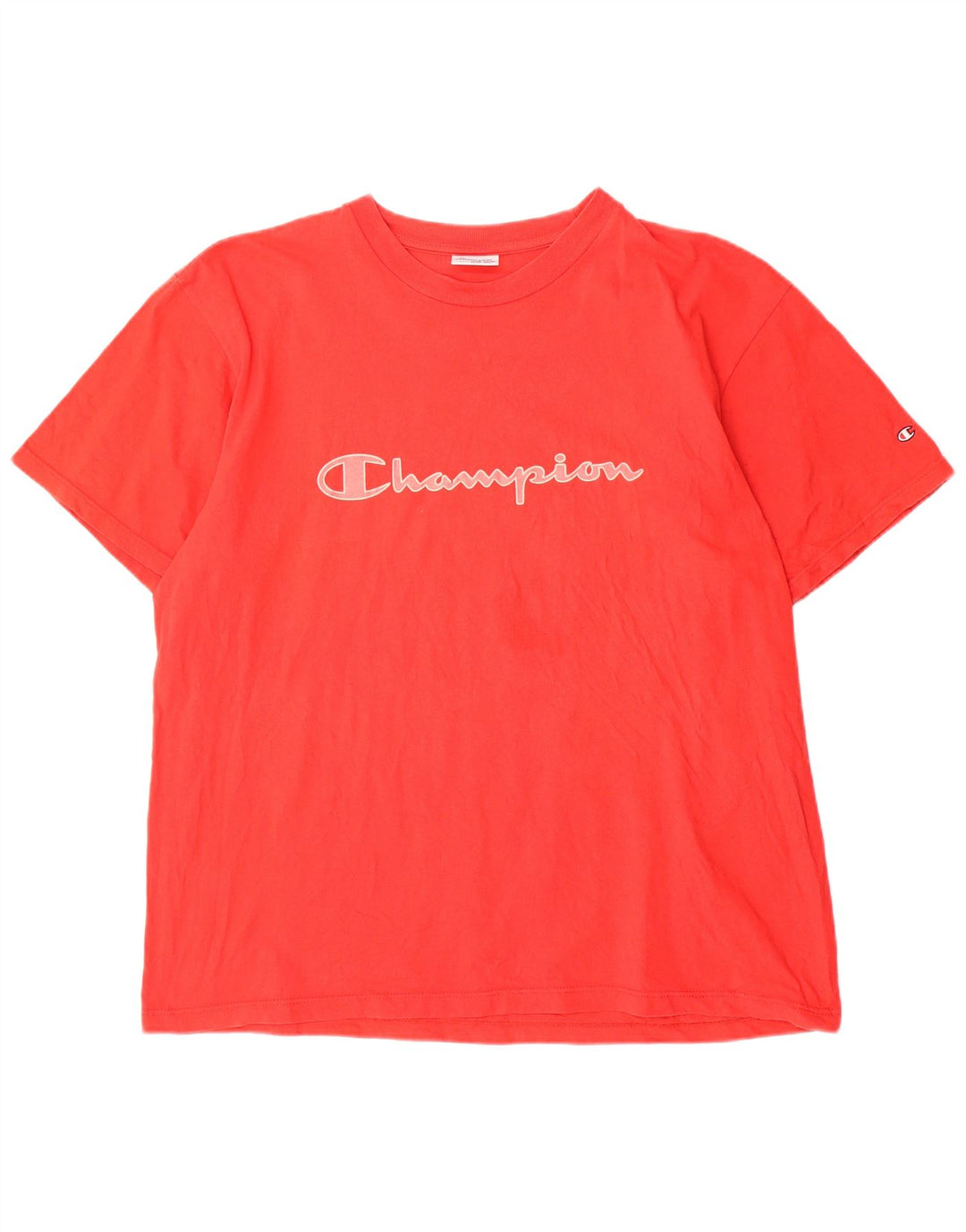 CHAMPION Mens Graphic T-Shirt Top 2XL Red