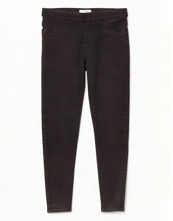 Marks & Spencer Womens Jegging Jeans UK 14 Large W31 L26 Black Cotton