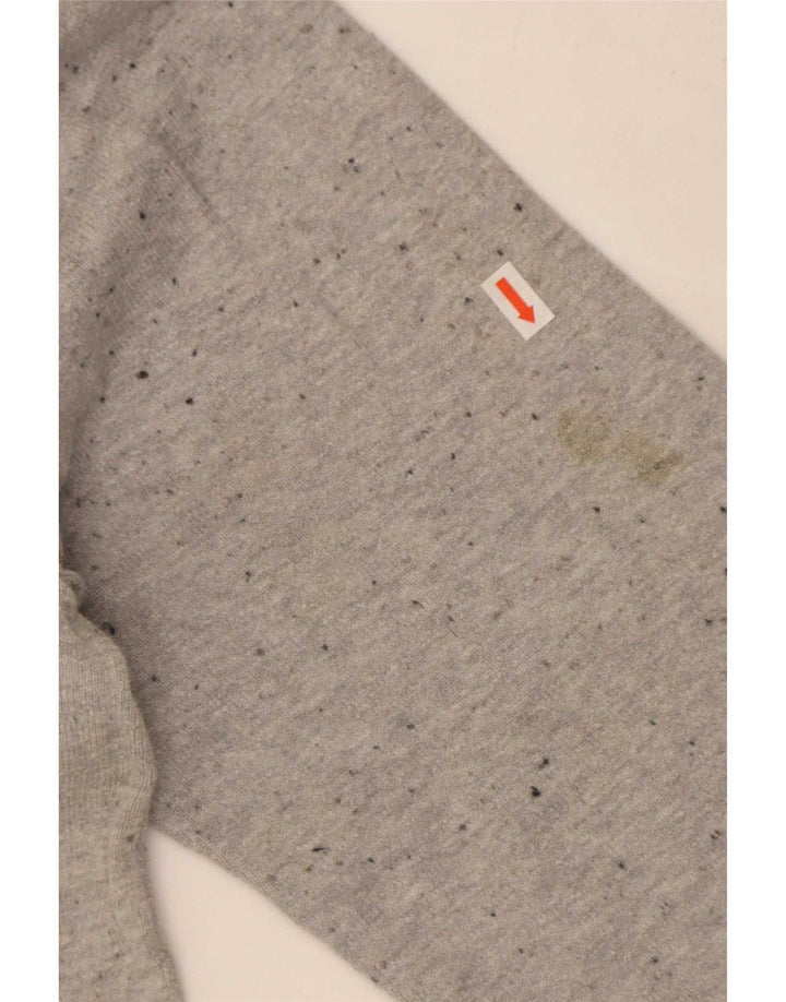 Quiksilver Mens Crew Neck Jumper Sweater XL Grey Cotton