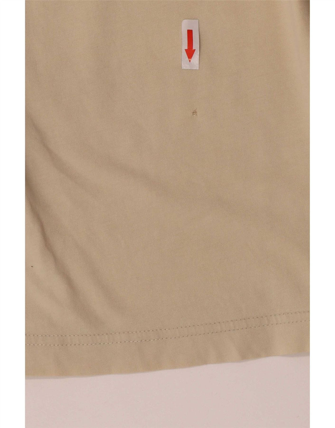 Kappa Mens T-Shirt Top Small Beige Colourblock Cotton