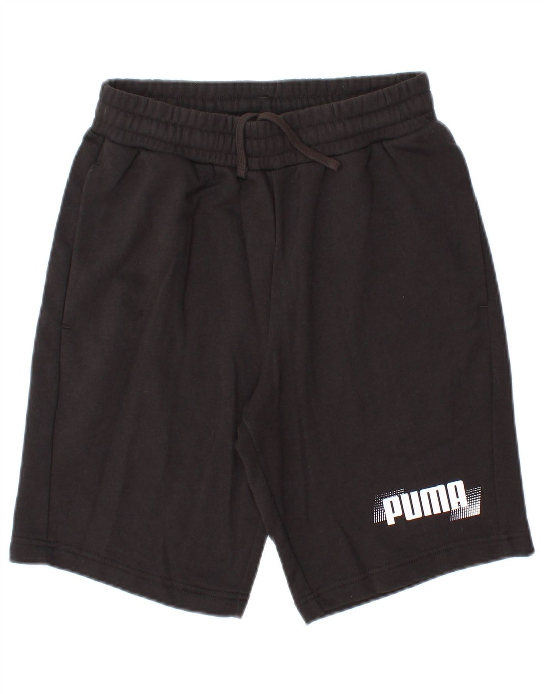 Puma Mens Graphic Sport Shorts Small  Black Cotton