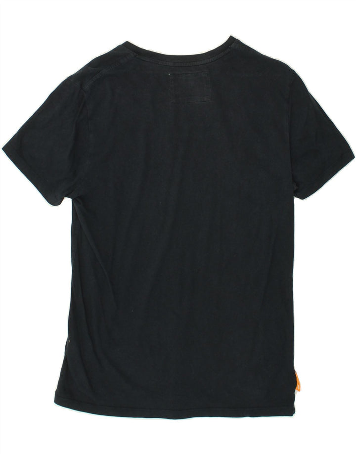 SUPERDRY Womens T-Shirt Top Medium Navy Blue Cotton Vintage Superdry and Second-Hand Superdry from Messina Hembry 