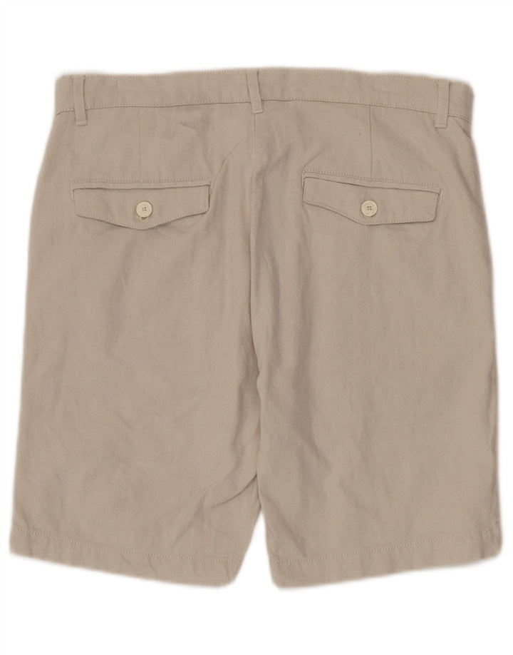 Zara Mens Chino Shorts EU 40 Medium W31 Beige