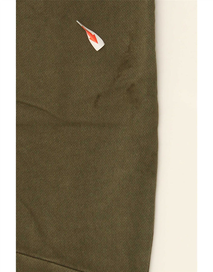 Zara Mens Tracksuit Trousers Joggers Medium Khaki Cotton
