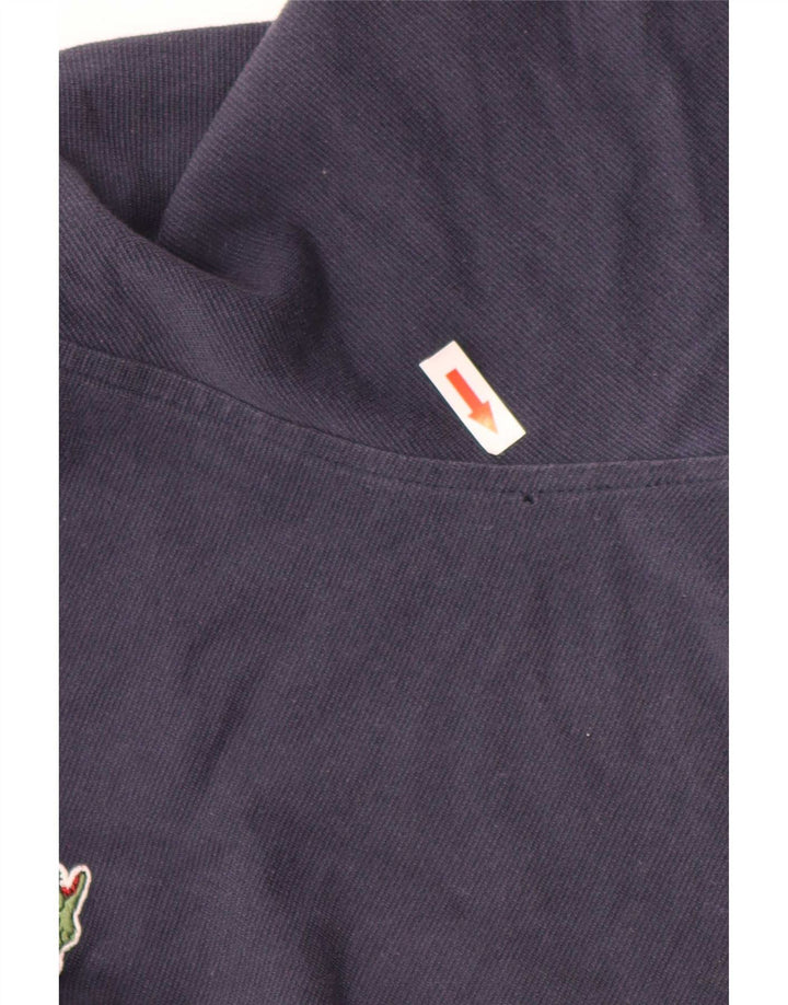 Lacoste Mens Polo Shirt Size 7 XL Navy Blue Cotton