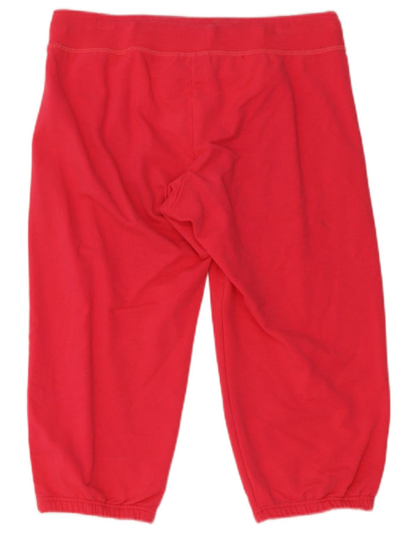 Converse Womens Bermuda Sport Shorts UK 12 Medium  Pink Cotton