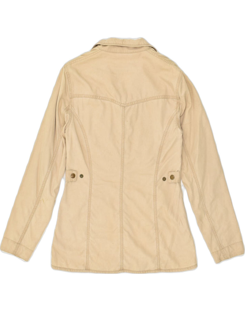 BARBOUR Womens Utility Jacket UK 8 Small  Beige Cotton | Vintage Barbour | Thrift | Second-Hand Barbour | Used Clothing | Messina Hembry 