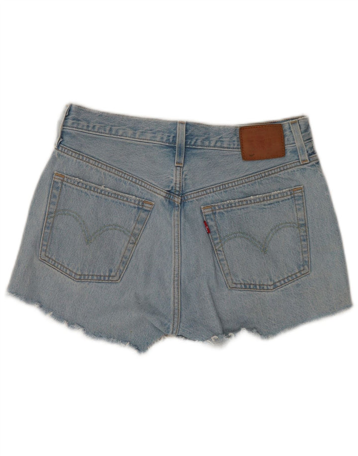 Levi's Womens Denim Shorts W27 Small Blue Cotton