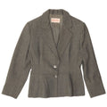 Byblos Womens 2 Button Blazer Jacket UK 10 Small Grey