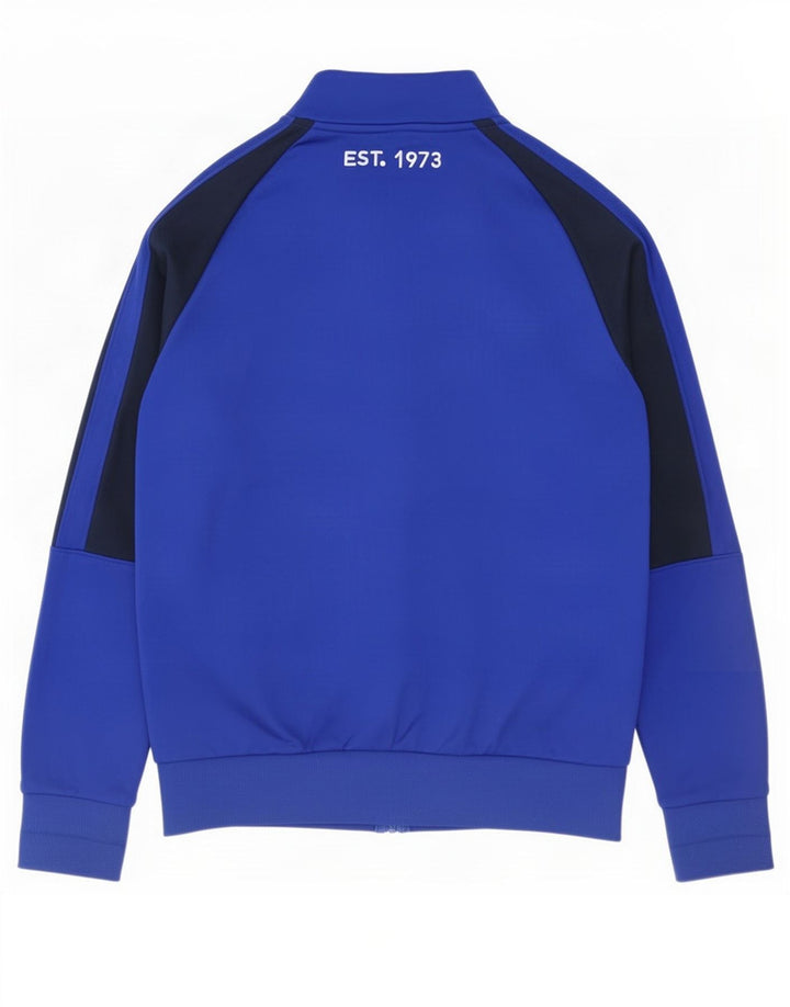 New Balance Mens Graphic Tracksuit Top Jacket Medium Blue Colourblock