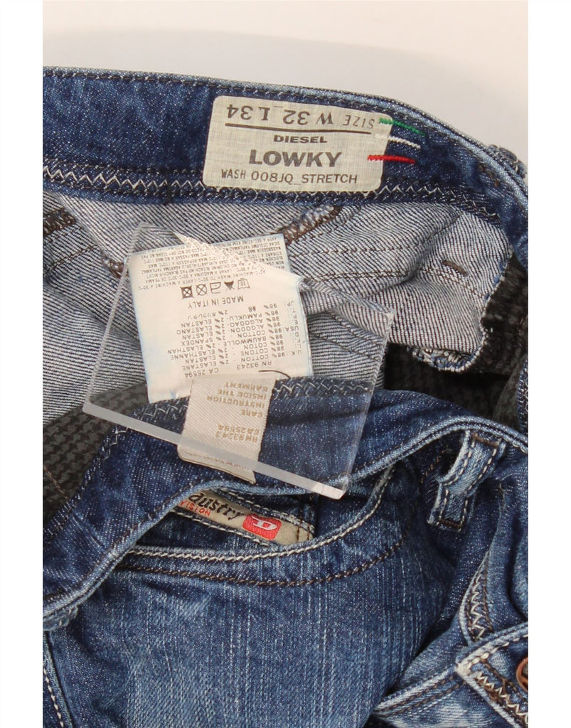 DIESEL Womens Lowky Slim Jeans W32 L34 Blue Cotton Vintage Diesel and Second-Hand Diesel from Messina Hembry 