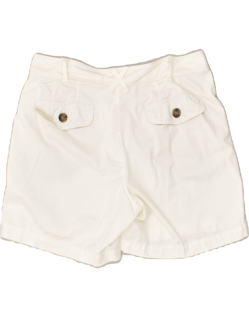 LEE Womens Chino Shorts US 8 Medium  W32  White Cotton | Vintage Lee | Thrift | Second-Hand Lee | Used Clothing | Messina Hembry 