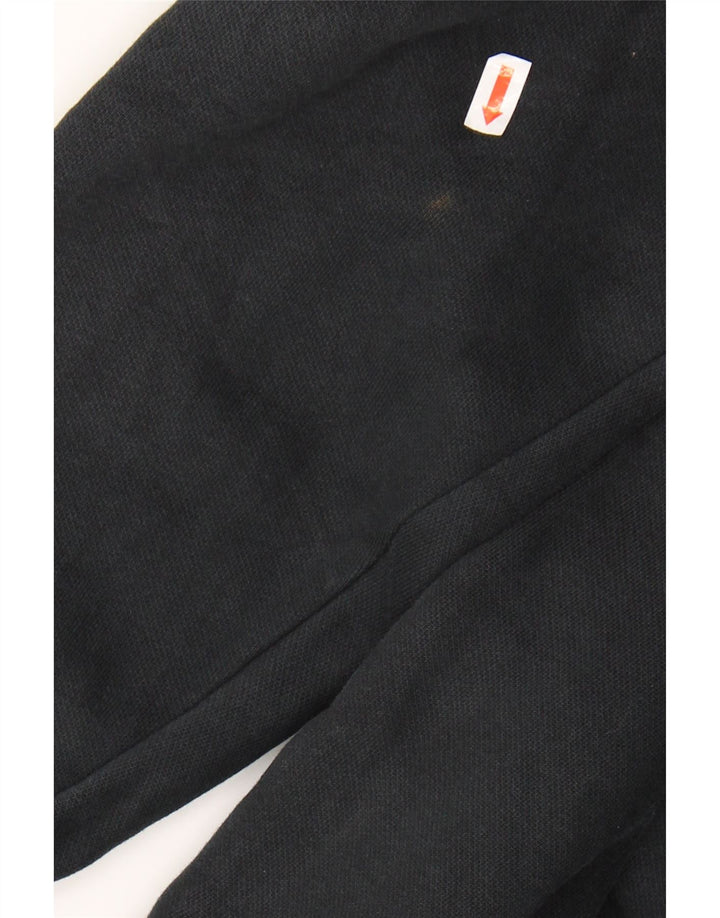 PUMA Mens Graphic Hoodie Jumper Small Black Cotton