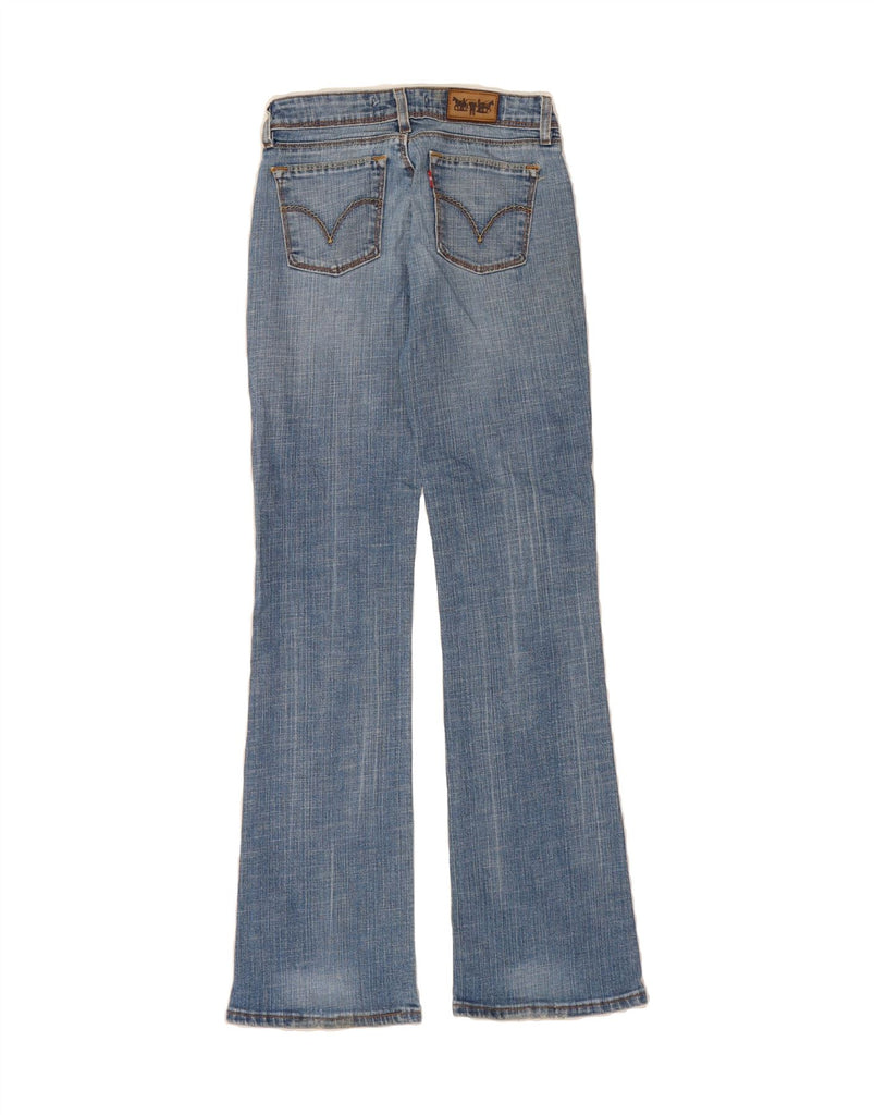 LEVI'S Womens 572 Low Waist Bootcut Jeans W26 L34 Blue Cotton Vintage Levi's and Second-Hand Levi's from Messina Hembry 