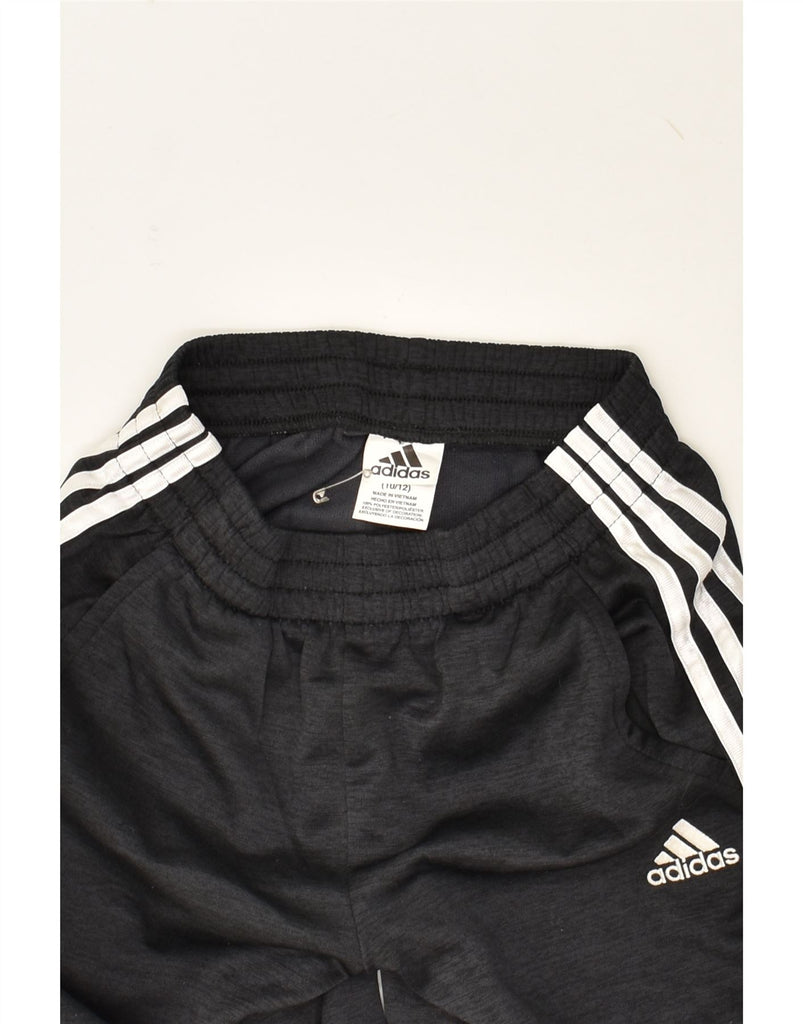 ADIDAS Boys Tracksuit Trousers 10-11 Years Medium  Grey Polyester | Vintage Adidas | Thrift | Second-Hand Adidas | Used Clothing | Messina Hembry 