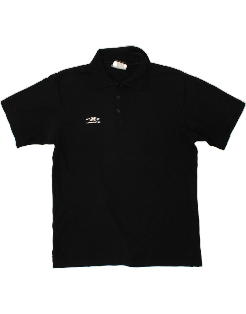 UMBRO Mens Polo Shirt XL Black | Vintage Umbro | Thrift | Second-Hand Umbro | Used Clothing | Messina Hembry 