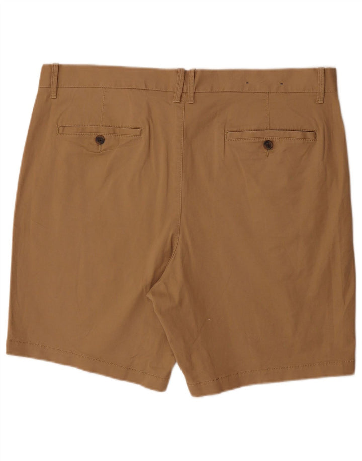 Penguin Mens Chino Shorts W38 XL Khaki Cotton
