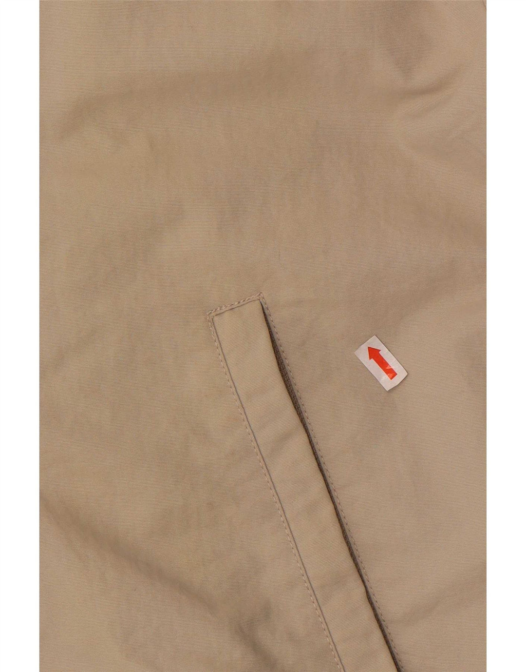 Woolrich Mens Bomber Jacket UK 38 Medium Beige Nylon