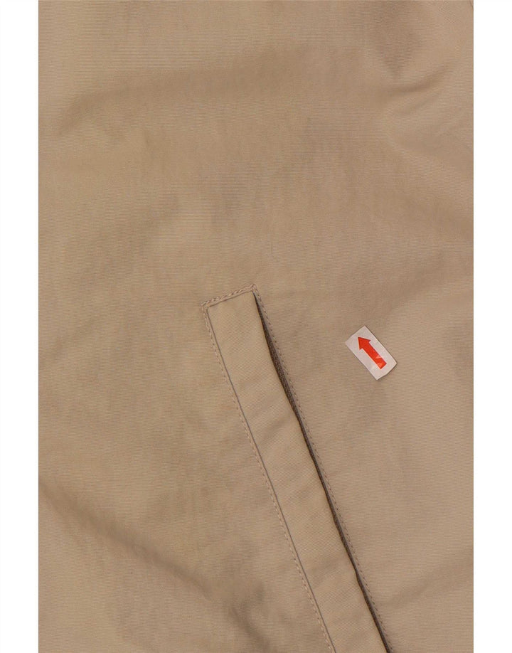Woolrich Mens Bomber Jacket UK 38 Medium Beige Nylon
