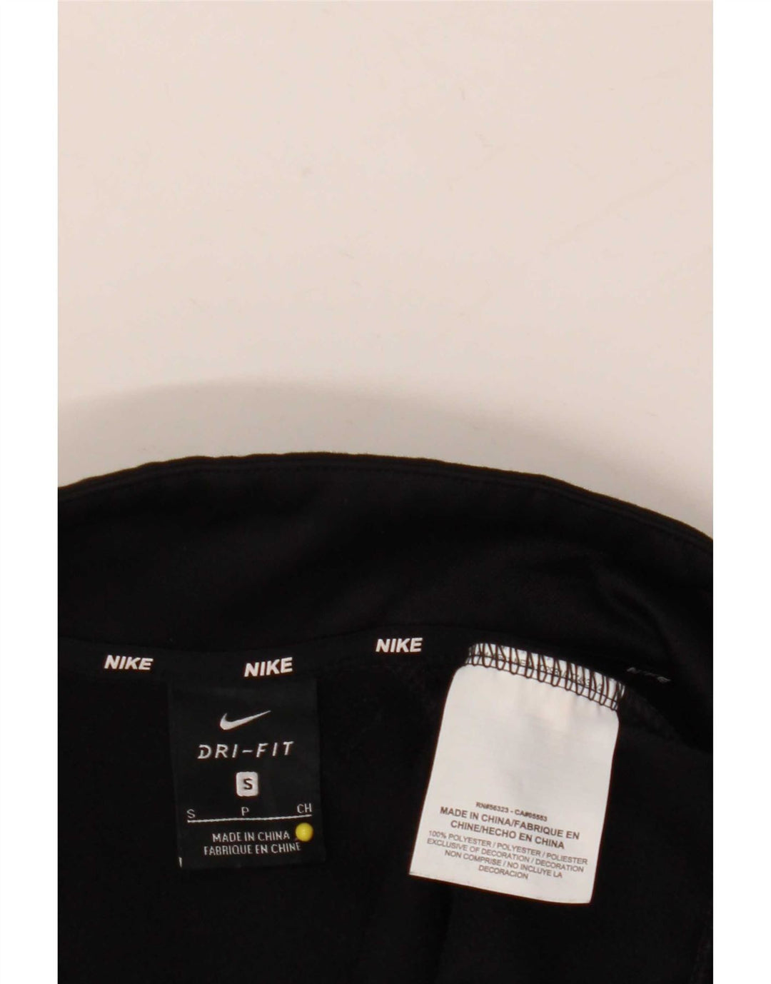 Nike Mens Marian Knights Graphic Zip Neck Sweatshirt Jumper Small Black