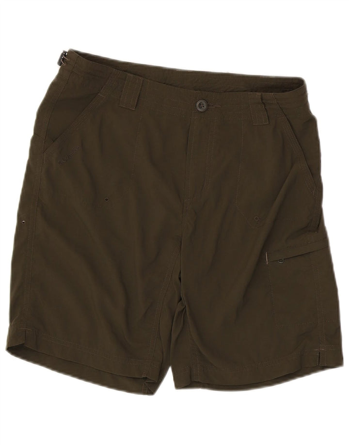 Columbia Womens Cargo Shorts US 6 Medium W30 Khaki Nylon