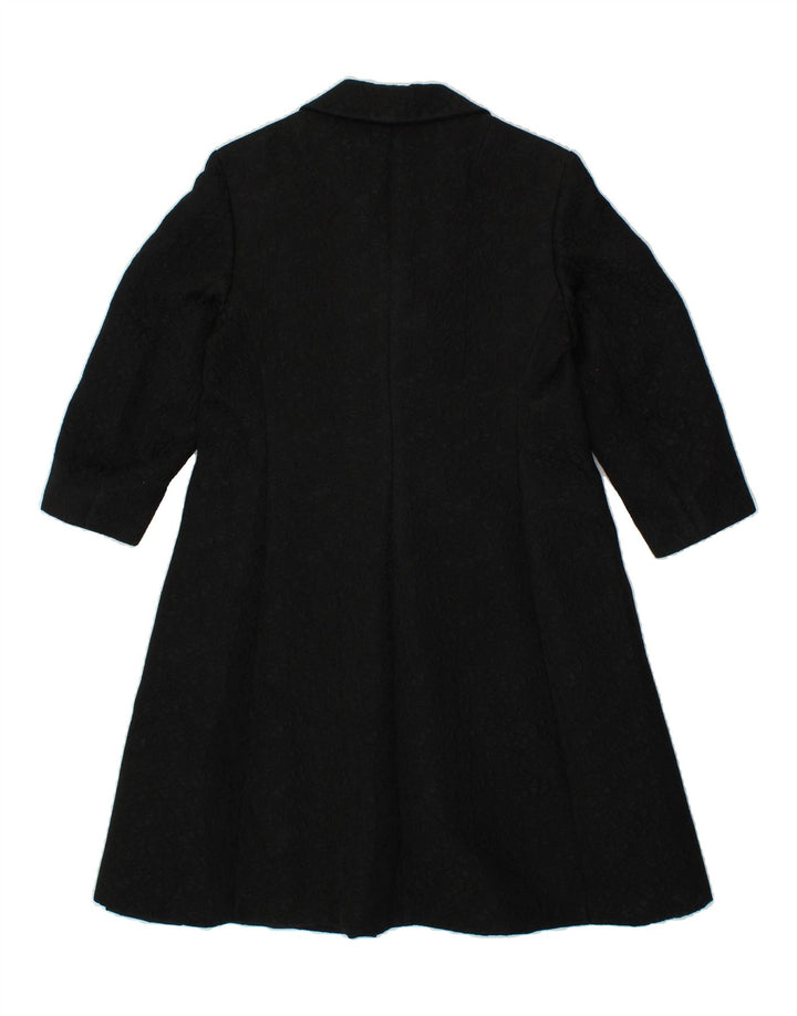 VINTAGE Womens Overcoat IT 48 XL Black Vintage Vintage and Second-Hand Vintage from Messina Hembry 