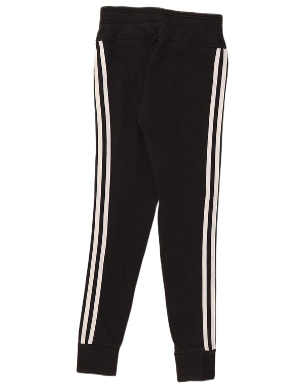 Adidas Womens Tracksuit Trousers Joggers UK 4/6 XS  Black Cotton