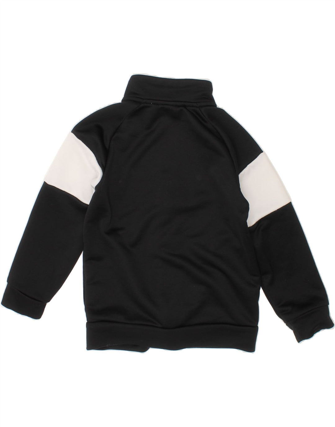 ADIDAS Boys Graphic Tracksuit Top Jacket 5-6 Years Black Colourblock Vintage Adidas and Second-Hand Adidas from Messina Hembry 
