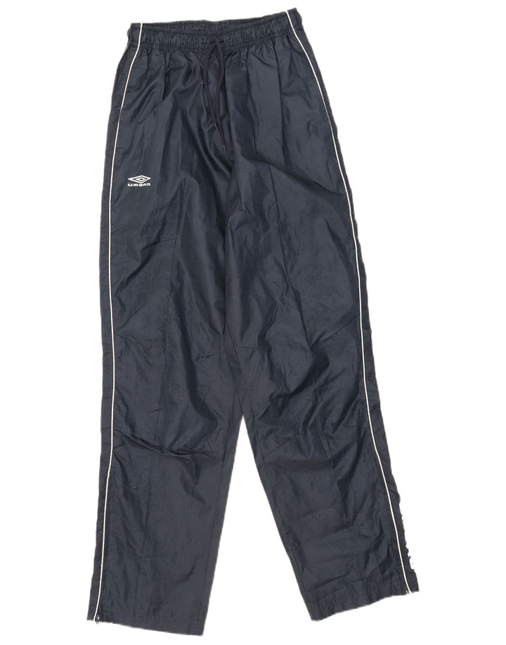 Umbro Mens Tracksuit Trousers Small  Navy Blue Polyester
