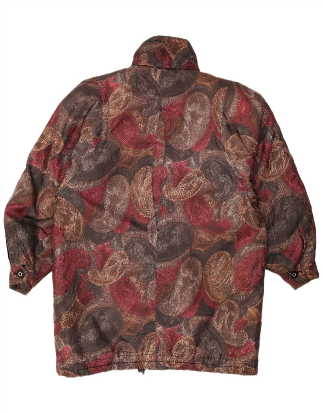 VINTAGE Womens Windbreaker Coat EU 36/38 Small Multicoloured Paisley