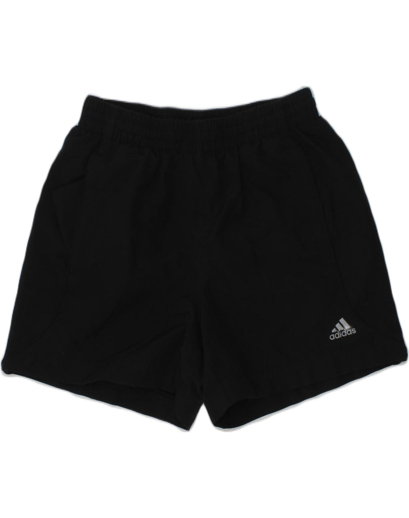 ADIDAS Boys Climalite Sport Shorts 13-14 Years Black Polyester | Vintage Adidas | Thrift | Second-Hand Adidas | Used Clothing | Messina Hembry 