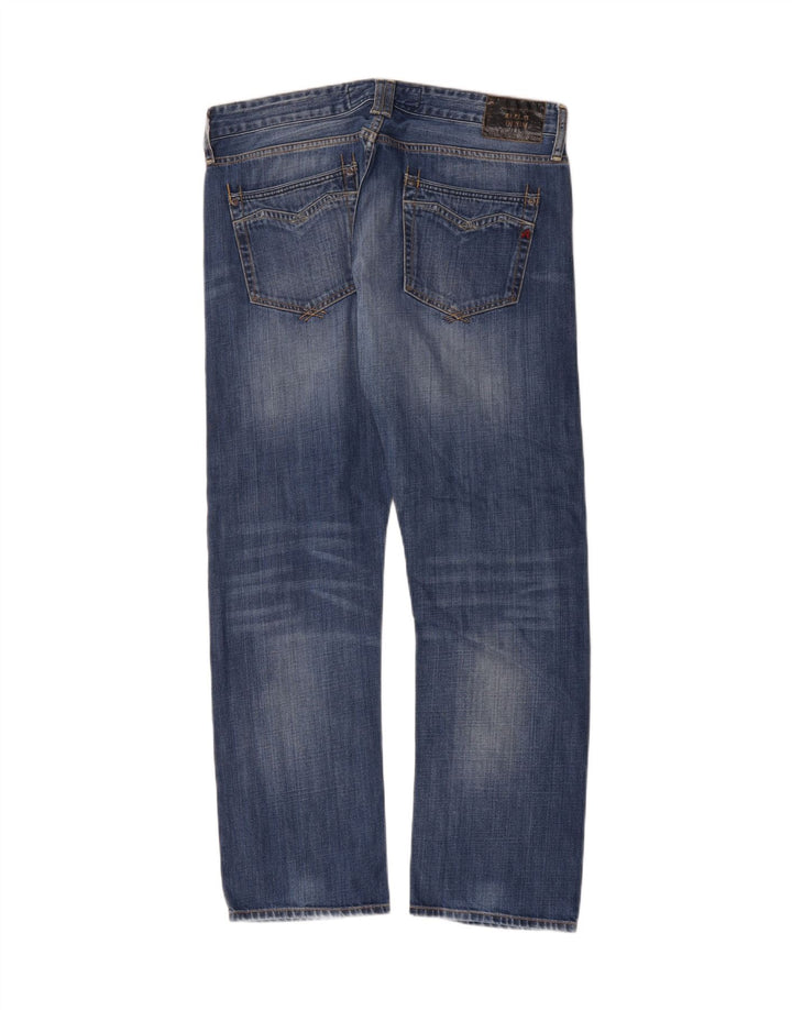 Replay Mens Newbill Straight Jeans W34 L30 Blue